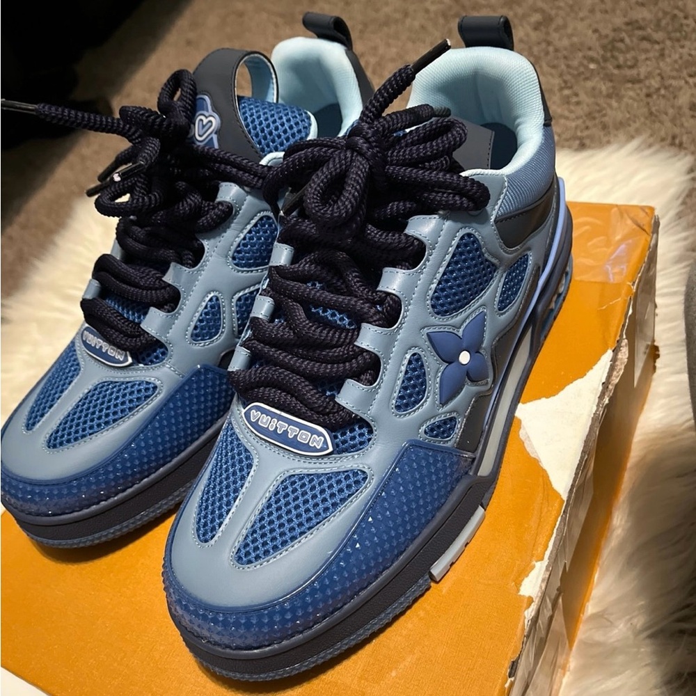 Louis Vuitton Blue Sneakers